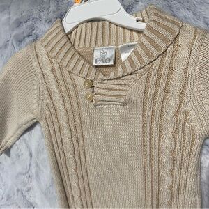 FAO Beige Knit Sweater